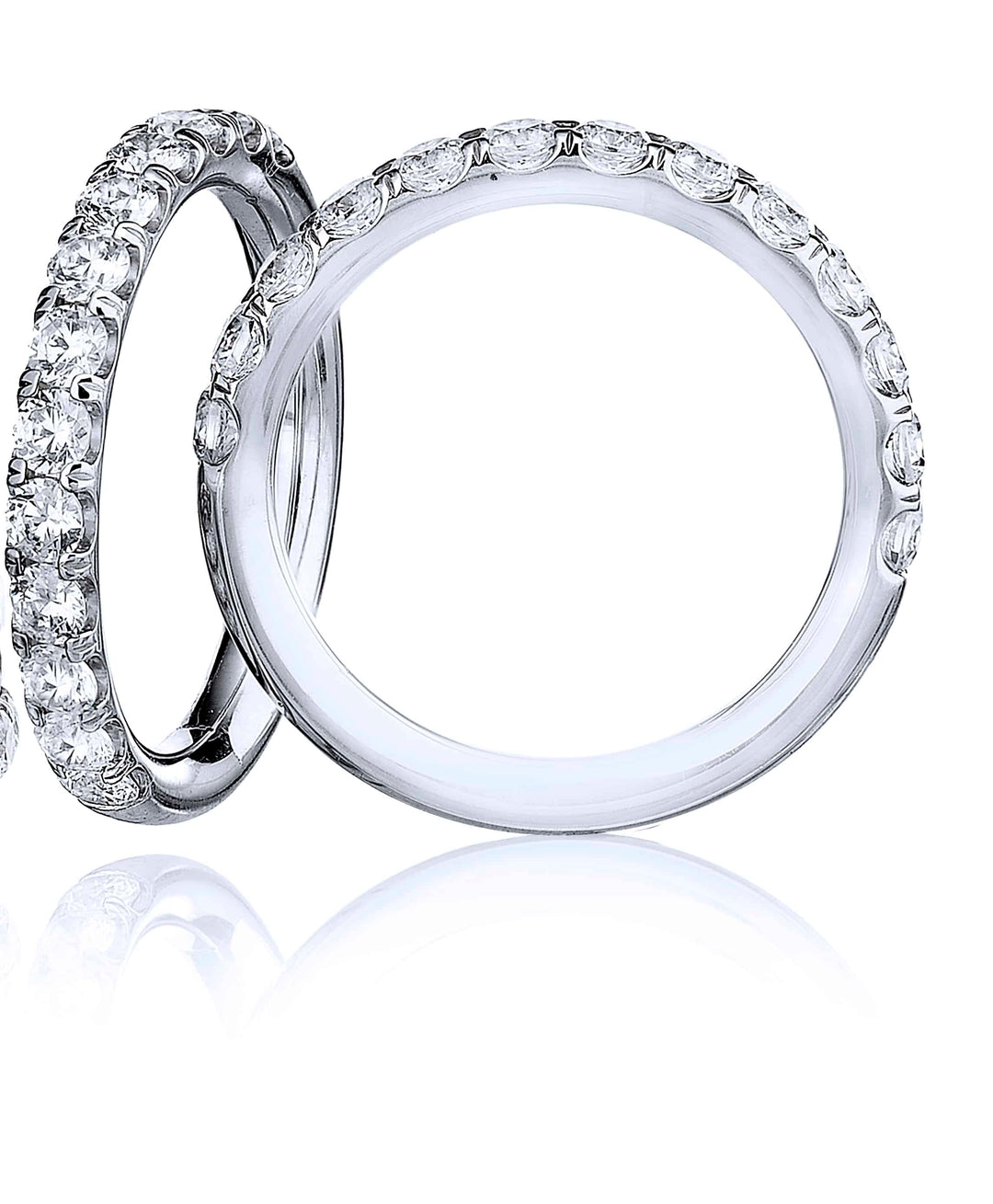 Diamond Wedding Bands  -  Women'