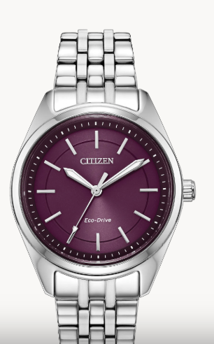 EM1230-54X Ladies "Peyten" Eco-Drive Stainless Watch by Citizen