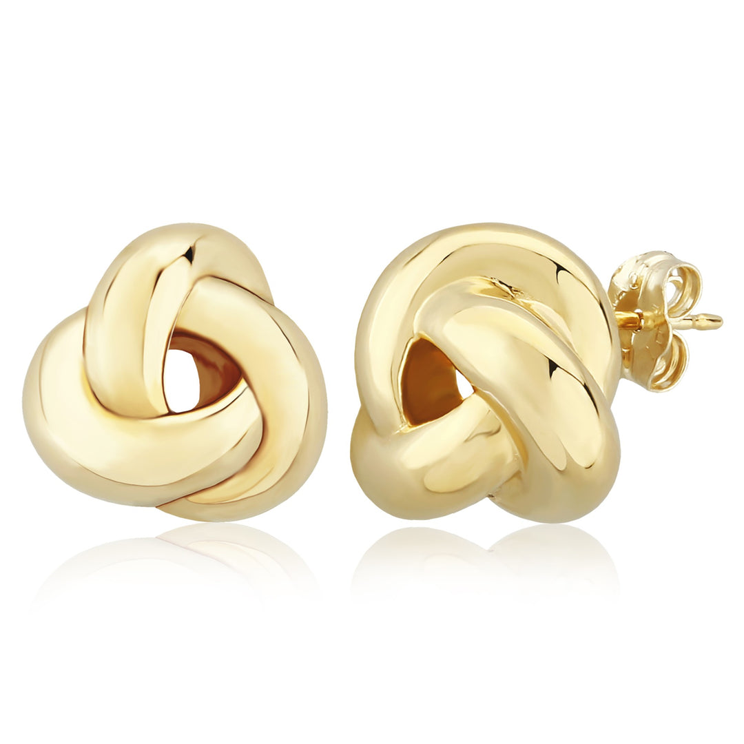 Vermeil Stud Sterling Silver Yellow