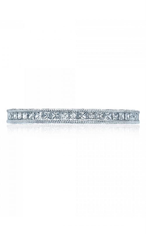 18K White 0.26ct. Princess Channel Set Women's Wedding Band