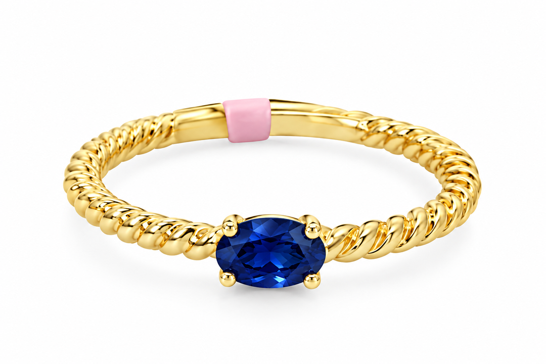 Colored Stone Rings  -  Women'