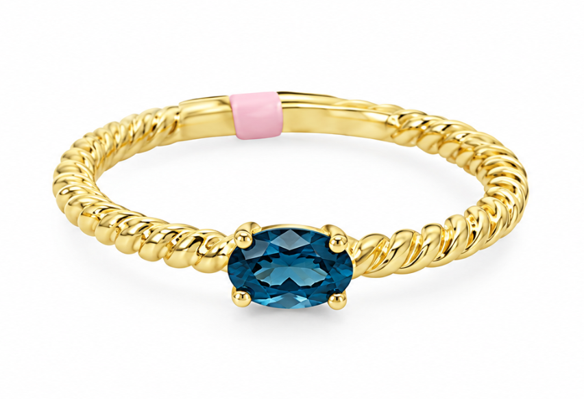 Colored Stone Rings  -  Women'