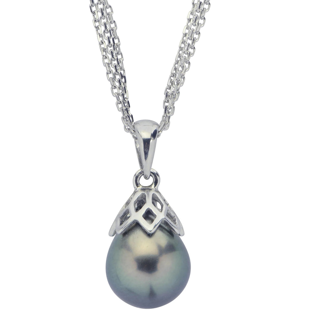 Drop Sterling Silver White Pearl