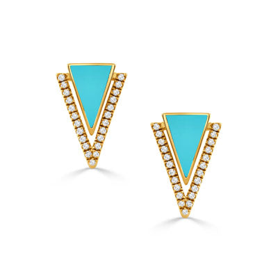 Colored Stone Earring