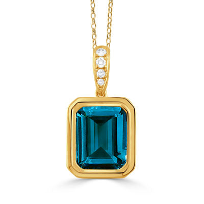 Colored Stone Pendant