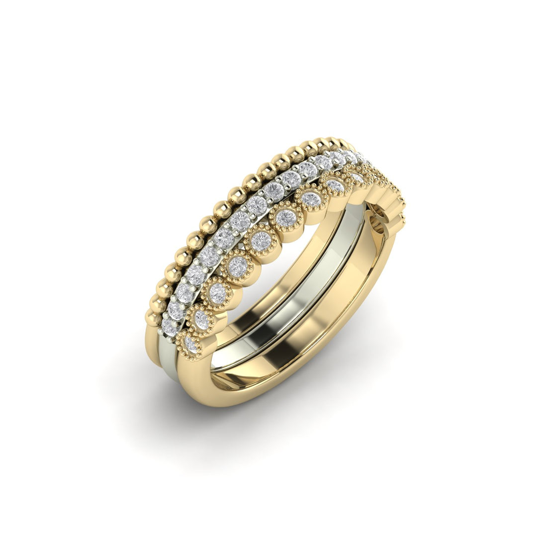 Diamond Wedding Bands  -  Women'