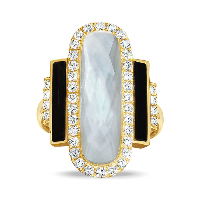 Colored Stone Rings  -  Women'