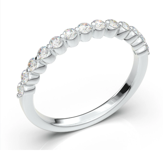 Diamond Wedding Bands  -  Women'
