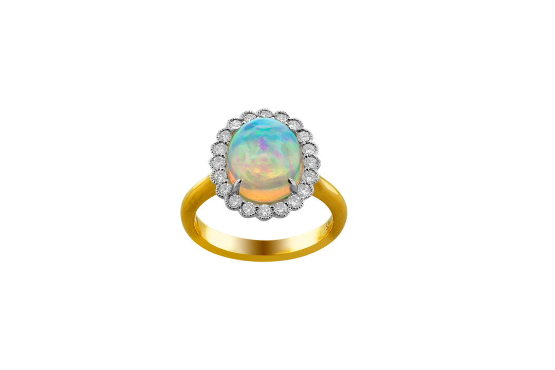 Colored Stone Rings  -  Women'