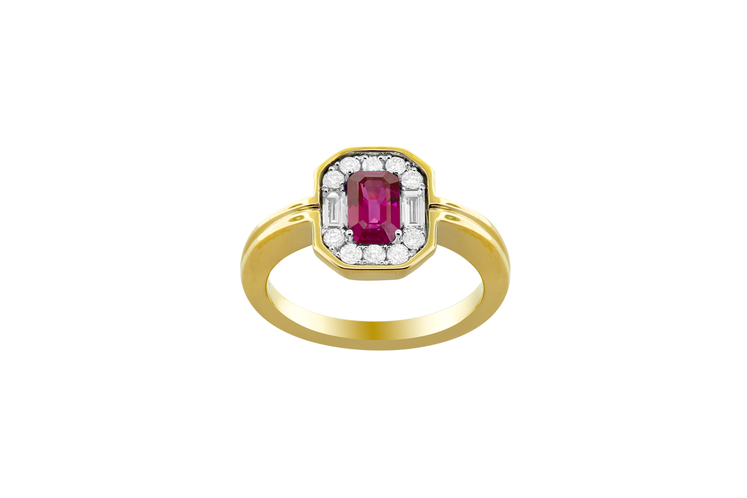 Colored Stone Rings  -  Women'