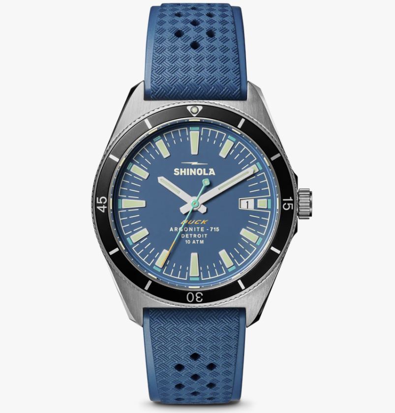 Men's SHINOLA, Duck Argonite 715 Quartz Blue 100m