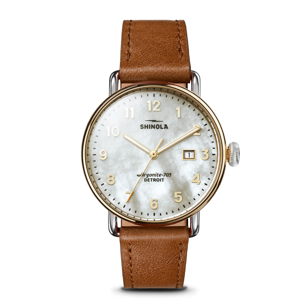 Men's SHINOLA, Canfield Argonite 705 Quartz Mother of Pearl 50m