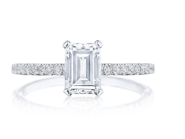 Tacori 18K White 0.29ct. Solitaire Diamond Engagement Ring