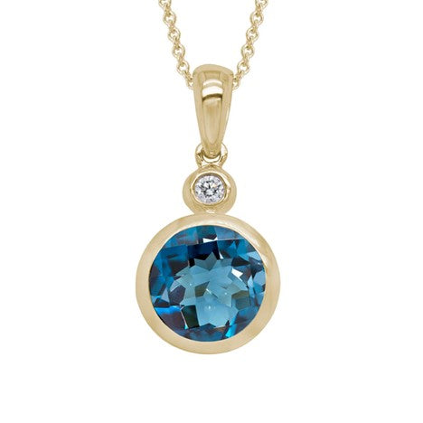 Colored Stone Pendant