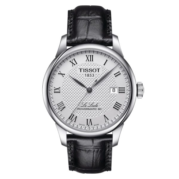 Gents Tissot LELOCLE Stainless Swiss Automatic Watch  with Leather Strap