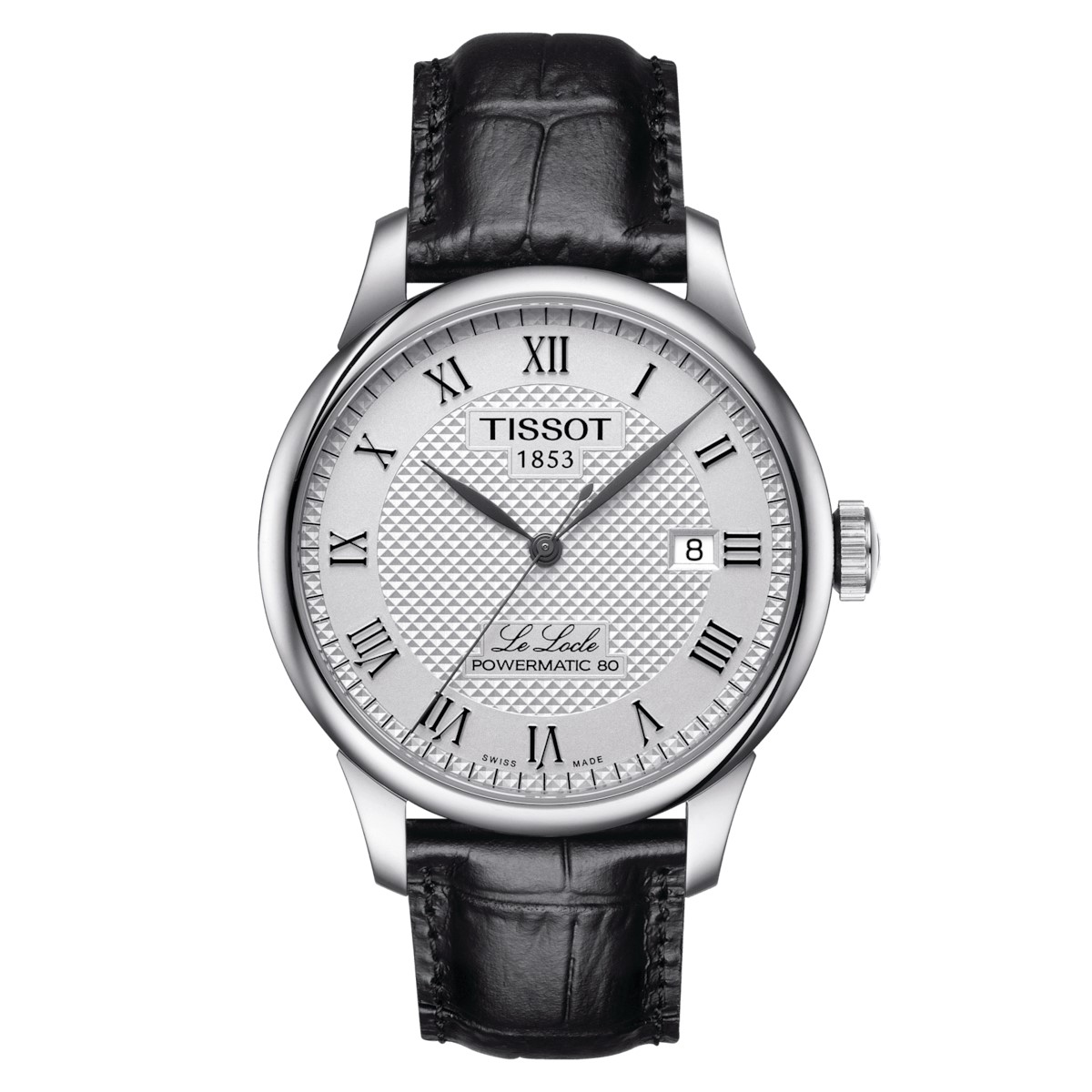 Gents Tissot LELOCLE Stainless Swiss Automatic Watch  with Leather Strap