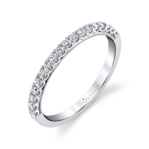 0.26ct. Round Women's Wedding Band